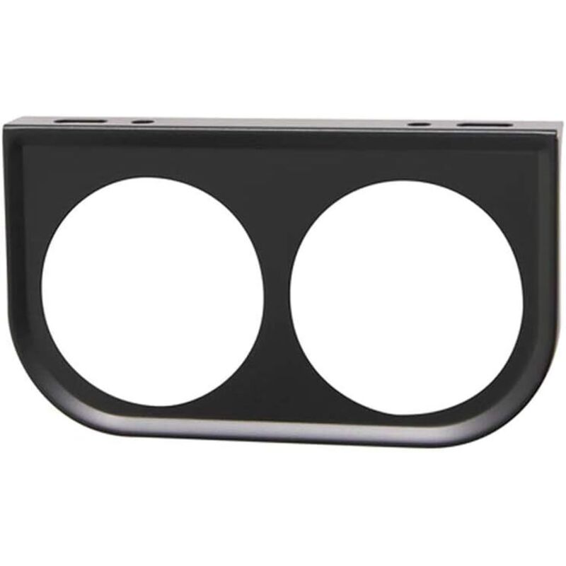 Universelle schwarze Halterung für die Montage von Doppelmessgeräten – passt für alle Marken/Modelle – zur Befestigung von (2) 2-1/16' (52 mm)