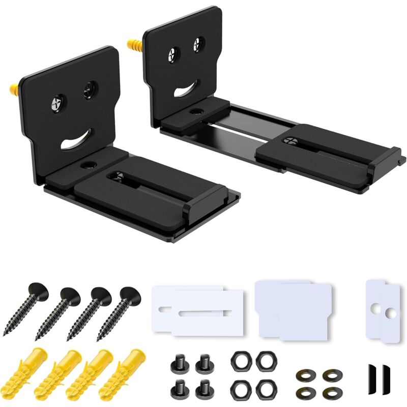 Universelle, verstellbare Soundbar-Halterung, passend für die meisten Soundbar-Stative, verstellbare Länge von 3,4 Zoll bis 5,2 Zoll