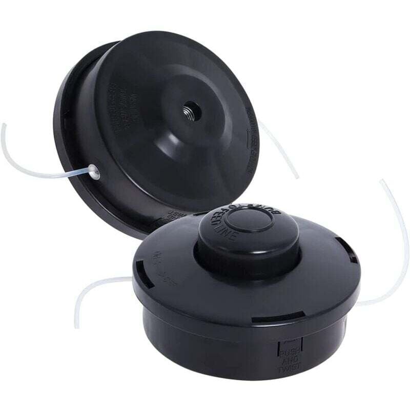 Universeller Benzin-Freischneider-Spulenkopf, kompatibel mit elektrischem Garten-Benzin-Freischneider-Trimmer (2 Stück)