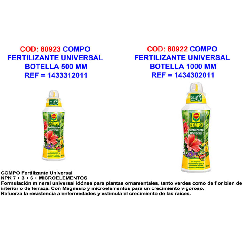 Universeller Compo-Dünger 500 ml