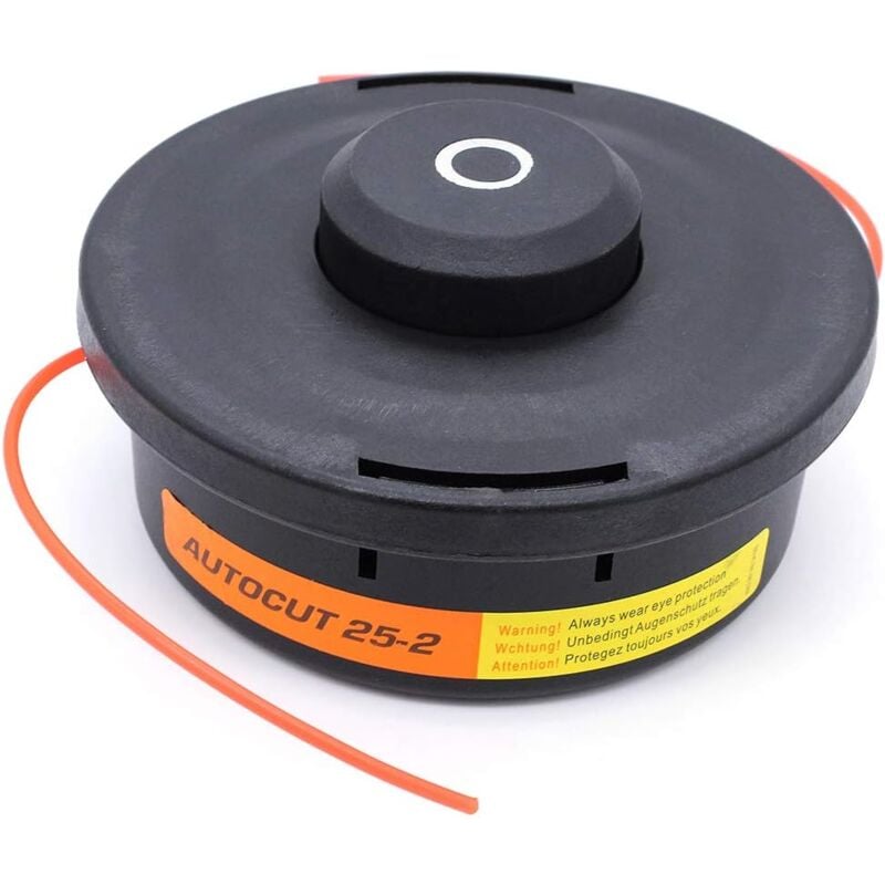 Universeller Freischneiderkopf, Rasentrimmer-Kopffaden für Stihl AutoCut 25-2, M10 x 1,25 lhf Mähkopf 2,4 mm rund für stihl FS80 FS81 FS85 FS86 FS87