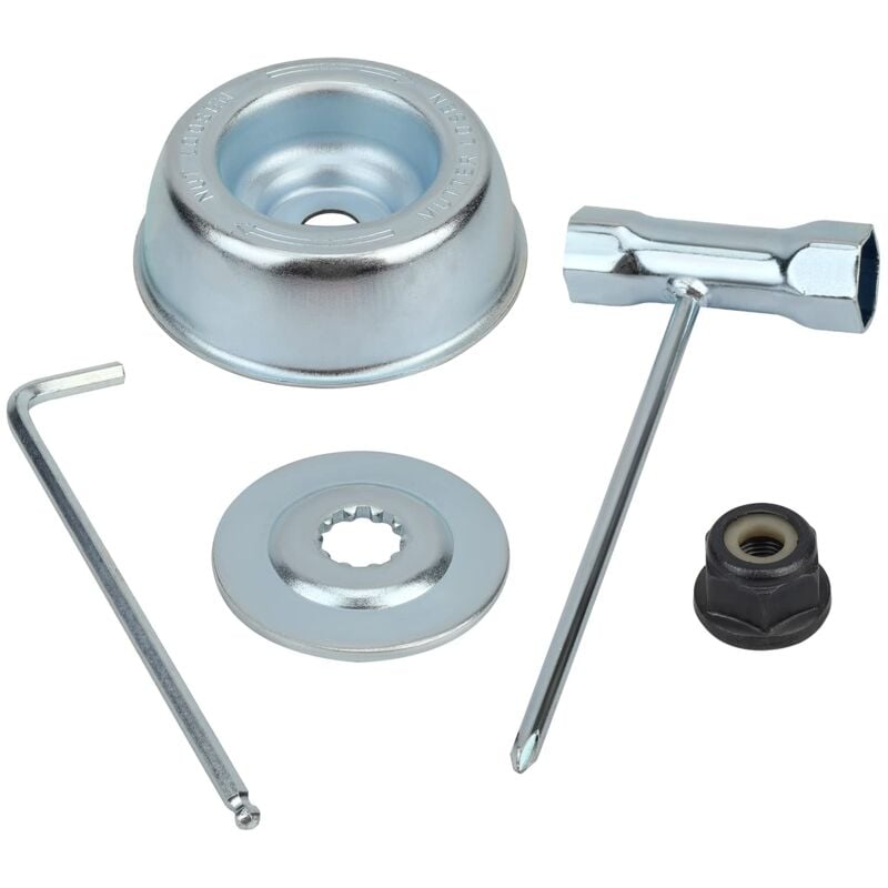 Universeller Motorsense-Kopfmuttersatz, für Motorsense FS55 FS55R FS56 FS56RC FS70R FS80 FS85 FS90 FS90R FS94 FS100RX