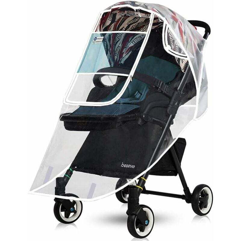 Universeller Regenschutz für Kinderwagen, Komfortabler universeller Regenschutz für Kinderwagen, Wasserdichter Schutz für Kinderwagen und Buggys,