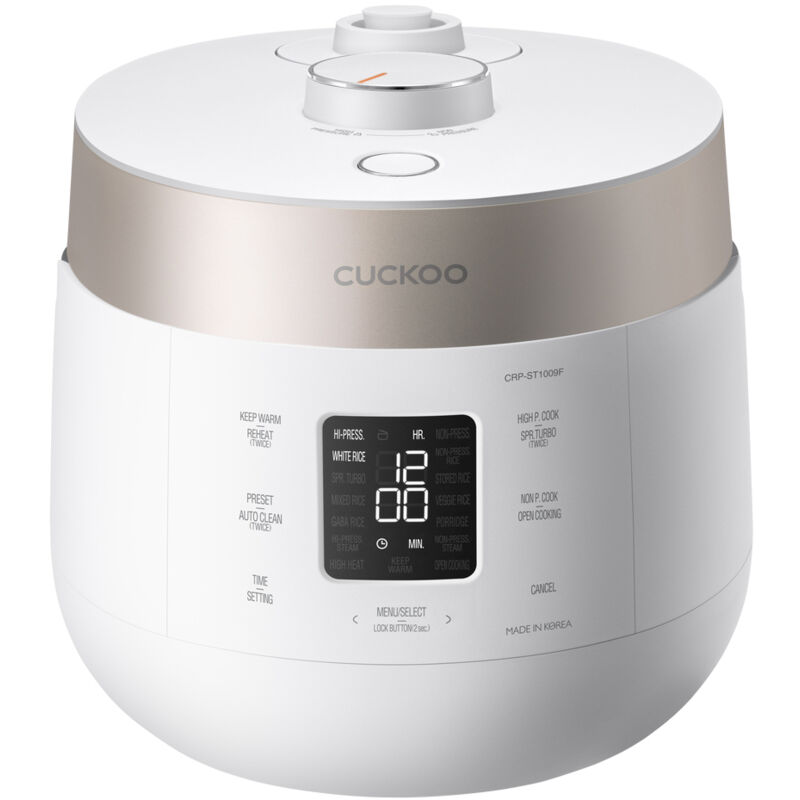 Cuckoo - CRP-ST1009F Reiskocher 1,8 l 1150 w Champagner, Weiß