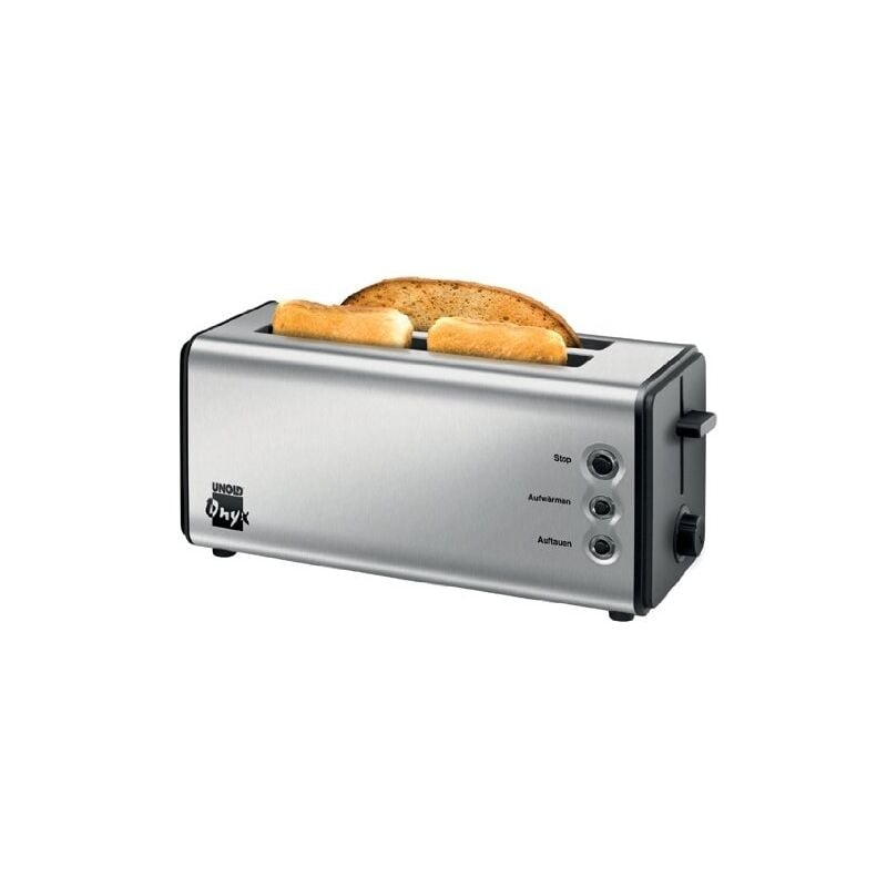 Unold 38915 Toaster Onyx Duplex Schwarz-Edelstahl