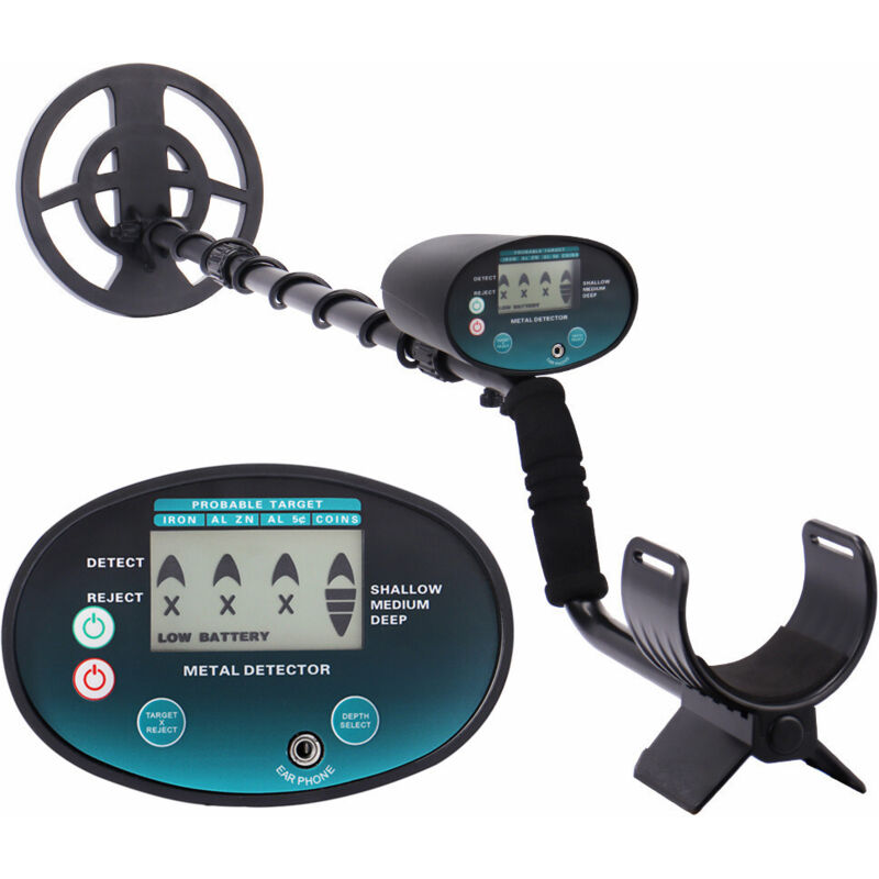 Unterirdischer Metalldetektor LCD-Display Wasserdichte Suchspulen