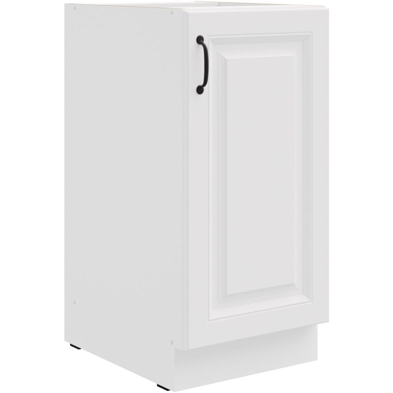 Küchen Preisbombe - Unterschrank 40 cm Stilo Weiß Küchenzeile Küchenblock Küche Landhaus Einbauküche