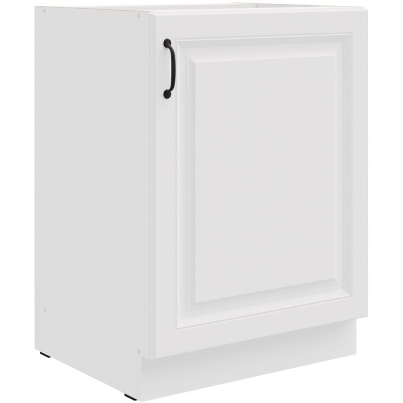 Küchen Preisbombe - Unterschrank 60cm Stilo Weiss Küchenzeile Küchenblock Küche Landhaus Einbauküche