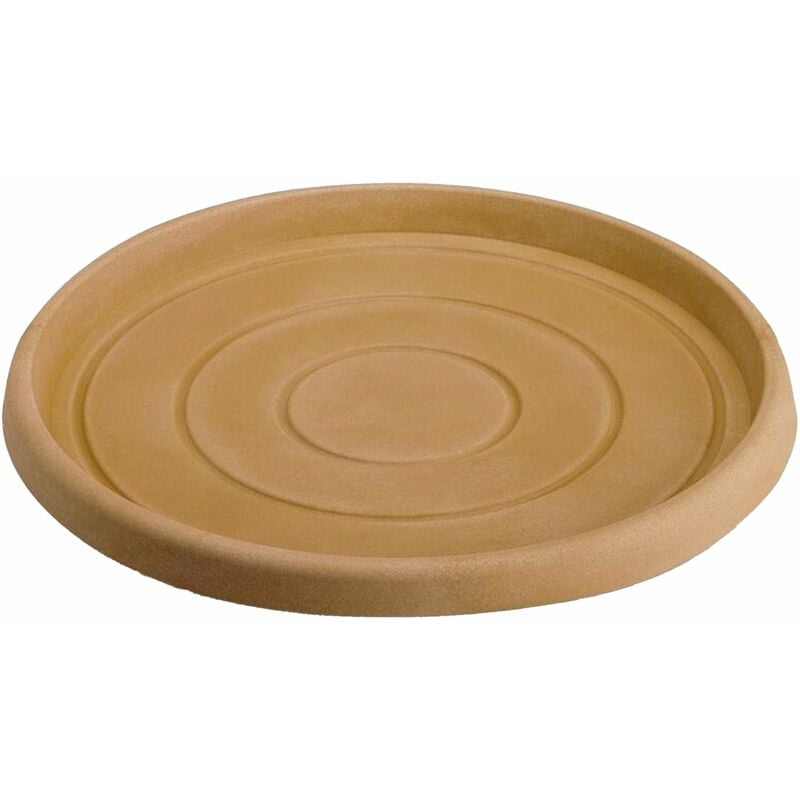 Monacis - Untersetzer für runder Topf aus Harz, mit Dekoration, für Blumen und Pflanzen 'Made in Italy -ø 45 für Topf ø 75 cm / Impruneta Farbe