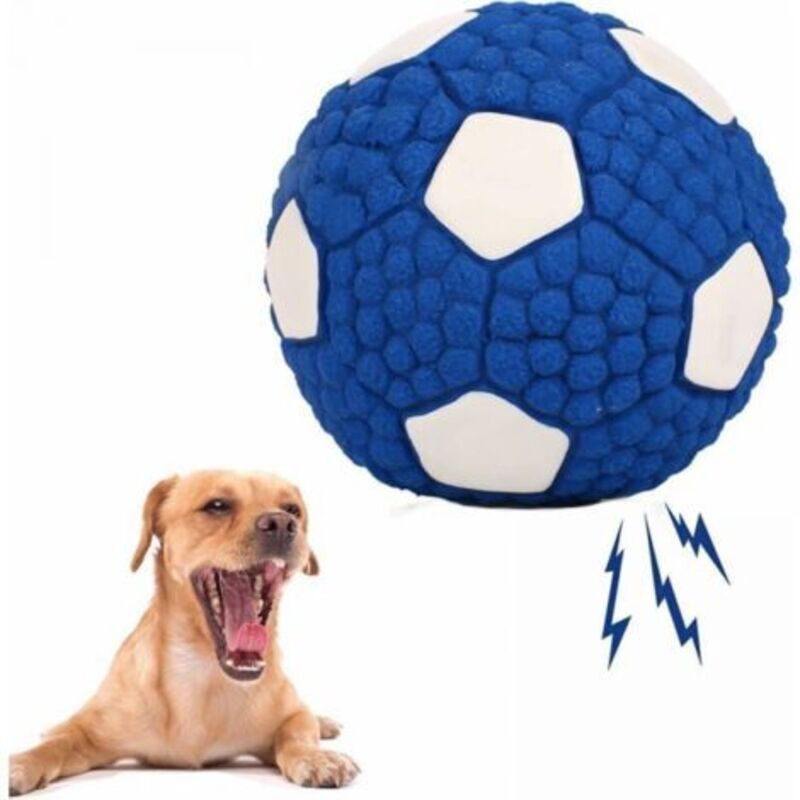 Unzerstörbares Hundespielzeug, Ball für Hunde, Quietschspielzeug für Hunde, Kauspielzeug für Hunde, Quietschspielzeug für kleine und mittelgroße