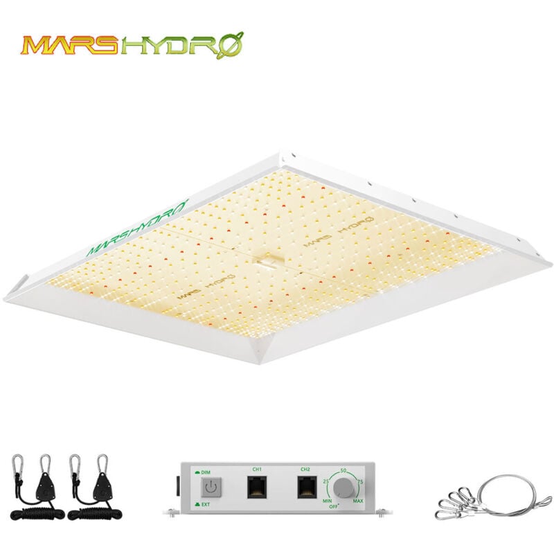Upgraded Mars Hydro tsw 2000 Pflanzen Wachstumslicht Vollspektrum Pflanzenlampe led Lampen Leuchtmittel Wachstumslampen mit hangenden Ketten fur