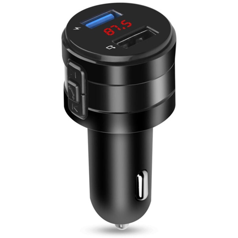 USB-C-Bluetooth-Auto-FM-Transmitter mit Bluetooth 5.0, Auto-Bluetooth-Adapter unterstützt Freisprechen, Google Siri Assistant, USB-Flash-Laufwerk