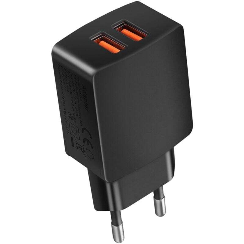 USB-Netzteil, 5V/2,1A USB-Wandladegerät, 10,5W Dual-Port-Adapter, kompatibel mit Smartphones wie iPhone, Samsung A12/A22, Redmi, Oppo, Nokia, Moto,