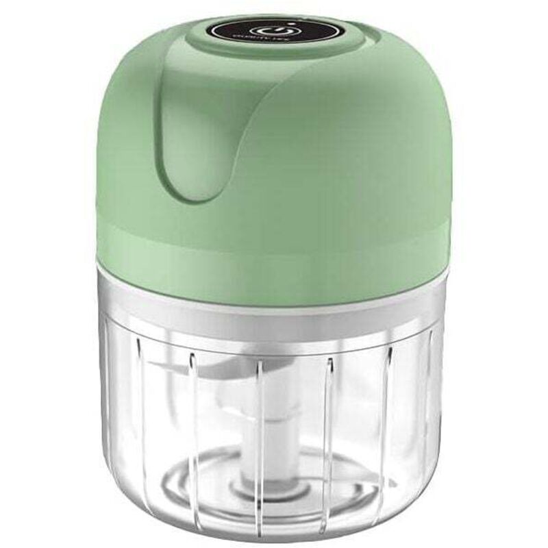 USB Wiederaufladbarer Elektrischer Zerkleinerer, Mini Gemüseschneider 250ml Mini Küchenmaschine Food Chopper Mixer Roboter, Ideal für Zwiebeln,