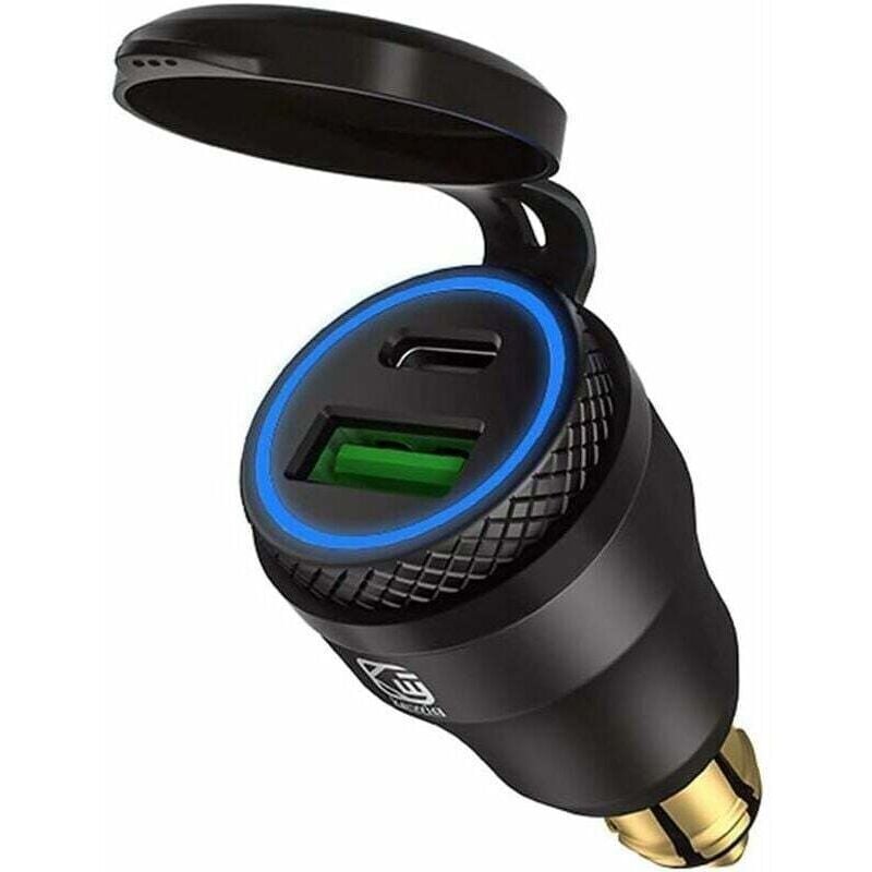 KZQ - USB-Zigarettenanzünder-Adapter für BMW-Motorrad. Doppelte USB-Buchse 12 v, pd 3.0 und qc 3.0 für BMW-Motorrad.