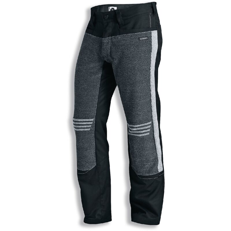 Uvex Cut Quatroflex Männer-Arbeitshose - Schwarz-Graue Herren Bundhose - Schnittschutz der Stufe 5: 46