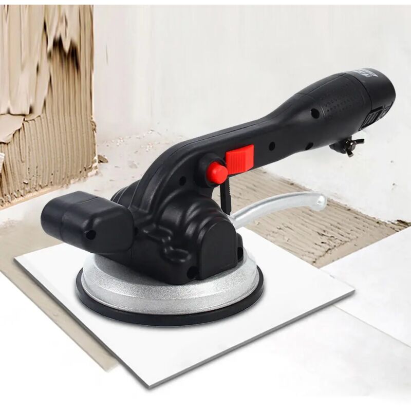 V06 schwarze Aluminium Platte Fliesen Fliesen Maschine, Batterie Fliesen Vibrator, 10000r / min, 6 Geschwindigkeiten