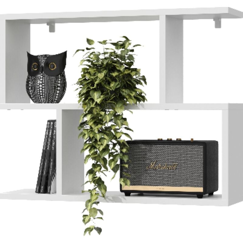 VELA Wand-Bücherregal für Kinderzimmer - 70 cm Grau VELA Wand-Bücherregal für Kinderzimmer 70 cm Grau