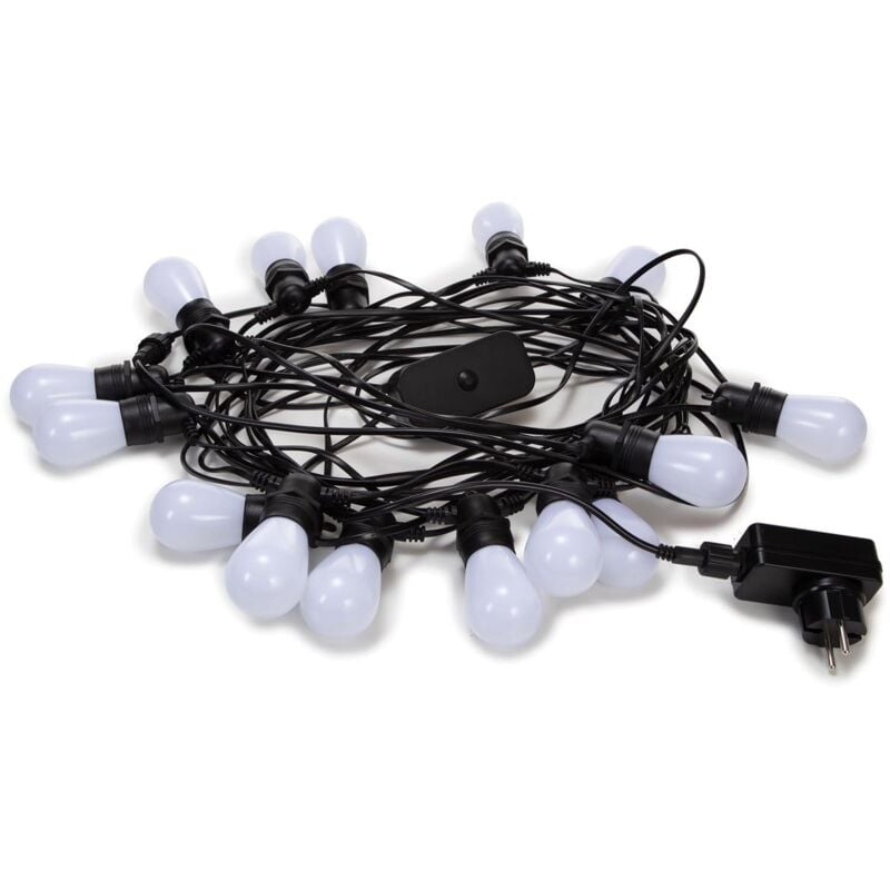 Vellight Lichterkette außen bunt, led Lichterkette smart Outdoor, Lichterkette aussen smart home, rgbw Glühbirnen, Lichterkette mit App-Steuerung