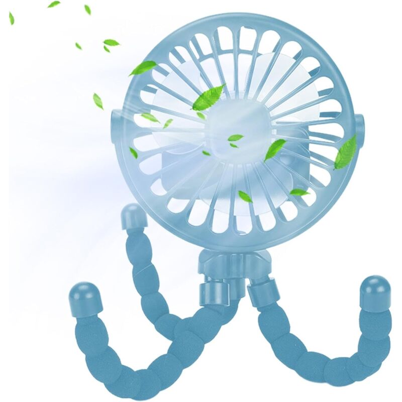 Ventilator, tragbarer Mini-Octopus-Ventilator mit wiederaufladbarem Lithium-Akku über USB