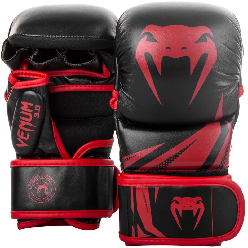 Venum Challenger 3.0 MMA Sparring Handschuhe Schwarz/Rot M