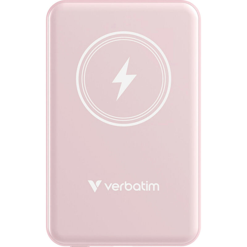 Verbatim - Charge 'n' Go Magnetic Wireless Powerbank 5000 mAh Fast Charge, Quick Charge 3.0, usb pd 3.