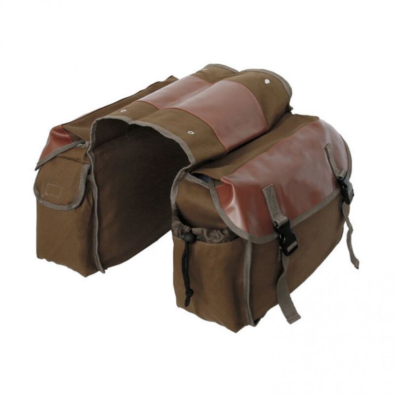 Verbesserte Fahrradtaschen aus Canvas für Fahrradzubehör, multifunktionale Gepäckträgertasche für den Hintersattel, Gepäckträgertasche für