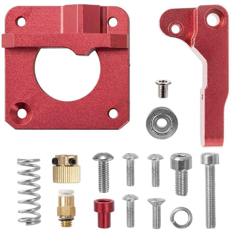 Verbesserter Ender 3 Extruder, Ender 3 V2 Aluminium MK8 Bowden Extruder Feeder, 3D-Druckerteile für Creality Ender 3/Ender 3 V2/Ender 3 Pro/Ender
