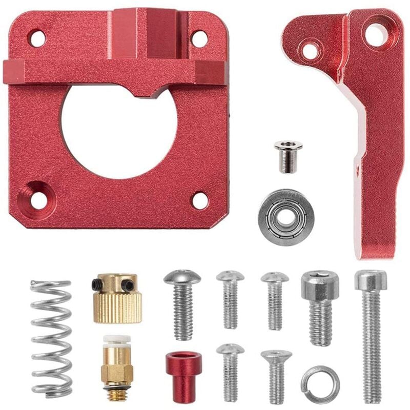 Verbesserter Ender 3 Extruder, Ender 3 V2 Metallextruder Aluminium MK8 Bowden Extruder Feeder, 3D-Druckerteile für Creality Ender 3/Ender 3 V2/Ender