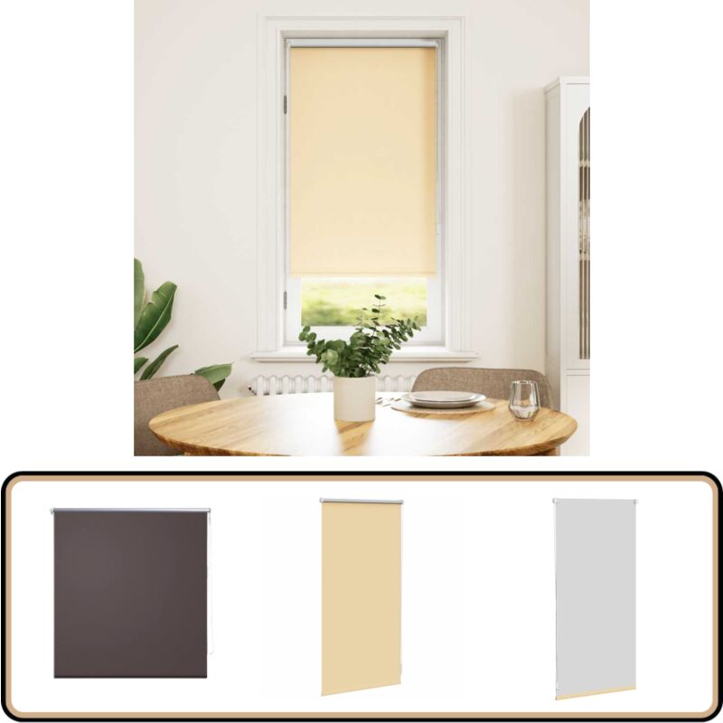 Vidaxl - Verdunklungsrollo Verdunkelungsrollo 40 x 100 Braun - Fensterrollo - Verdunkelungsrollo - Raffstore - Braunes Rollo - Rollo Braun