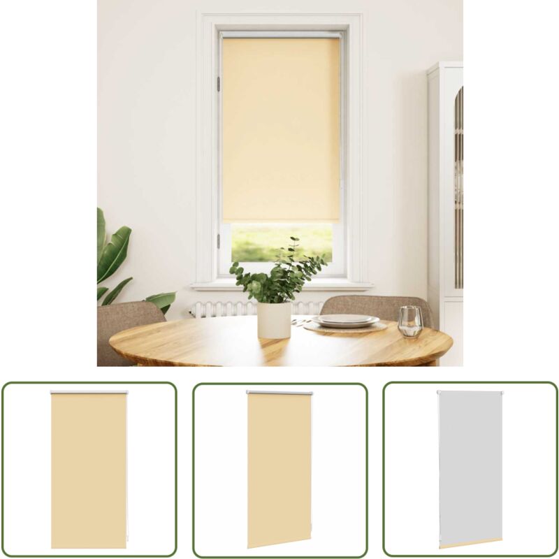 The Living Store - Verdunklungsrollo Verdunkelungsrollo 40 x 100 Braun - Fensterrollo - Verdunkelungsrollo - Raffstore - Braunes Rollo - Rollo Braun