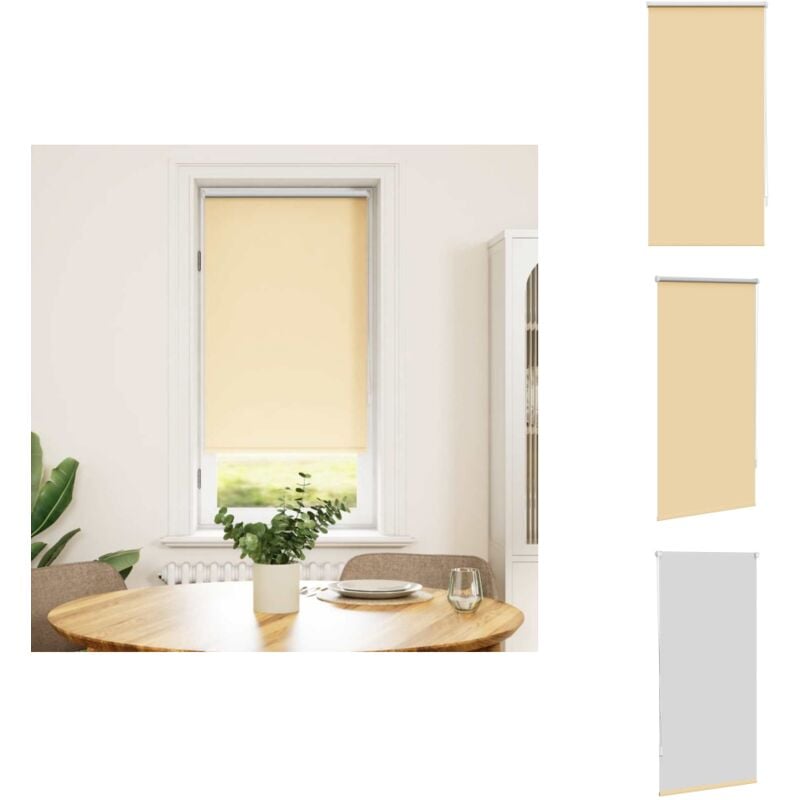 Vidaxl - Verdunklungsrollo Verdunkelungsrollo Rollo 60x120 Beige - Verdunkelungsmöglichkeit - Raffstore - Jalousie - Vorhang - Raumgestaltung