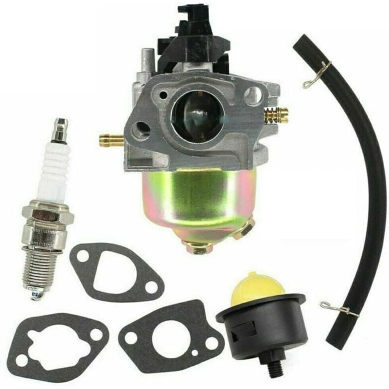 Vergaser-Kit-Ersatz, Kickback-Seilzugstarter-Kit, Rasenmäher-Motorteile, für Einhell Gc-Pm 46/1 S Gc-Pm 51/2 S Hw Hbm 46 R Rasenmäher