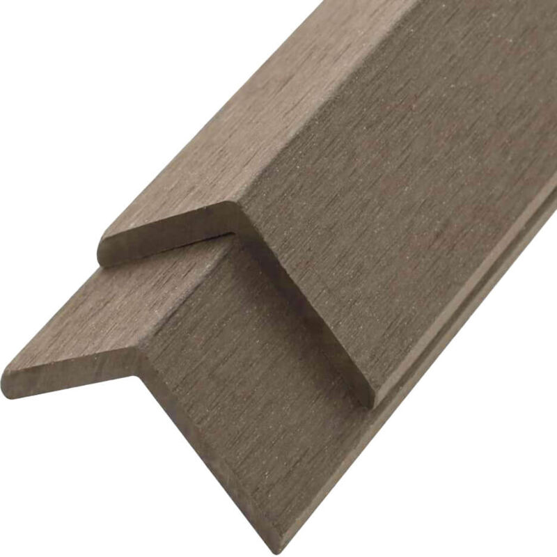 Wpc Abschlussleiste finea - 110 x 4,5 cm 10er Set Farbe: Dunkelbraun WPC-Abschlussleiste Abschlussleiste wpc WPC-Terrassendielen - Home Deluxe