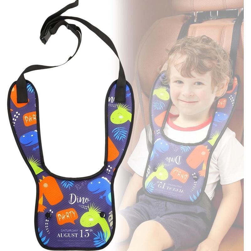 Verstellbare Kopfstützen und Sicherheitsgurte für Kinder im Auto, verstellbares Nackenkissen für Kinder, Kopf- und Nackenstütze für Kinder auf