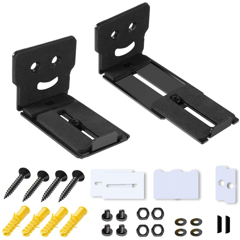 Gabrielle - Verstellbare Soundbar-Halterung, universelle Soundbar-Wandhalterungen, funktioniert mit den meisten Soundbar-Ständern, einstellbare Länge