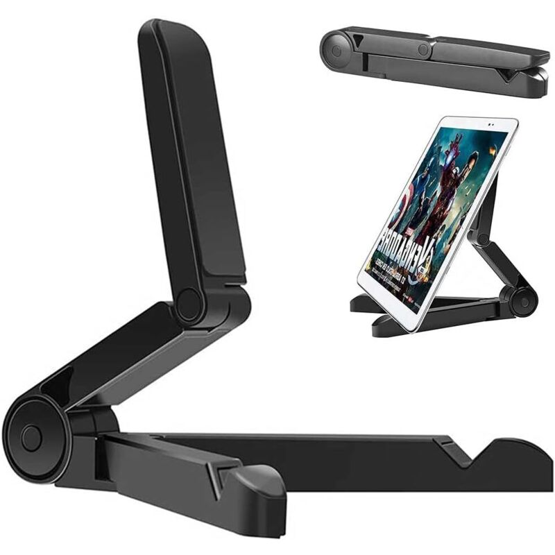 Verstellbarer, tragbarer Tablet-Ständer, kompatibel mit iPad, Samsung Galaxy und Kindle Fire, Tischständer für iPhone