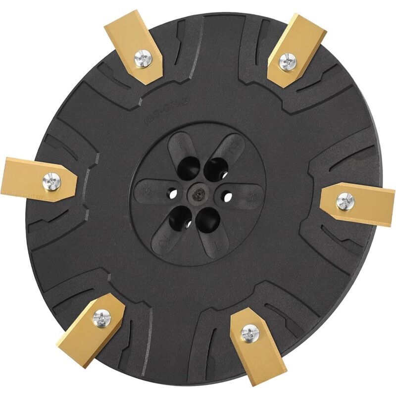 Verstellbares Messerdeck für Mähroboter für 6 Messer, rotierendes Deck für Mähroboter kompatibel mit GARDENA SILENO Minimo, FLYMO Easilife Go,