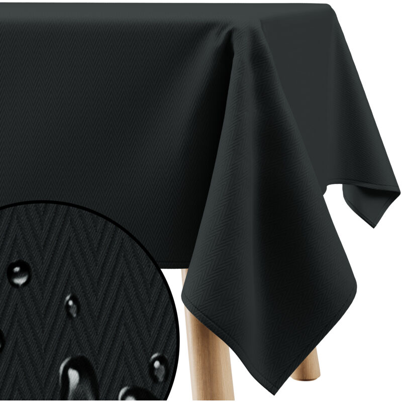 VERTE Tischdecke, 1 cm Futter, Filumi-Futter, fleckenabweisend, Creme, 120 x 120 cm, rund