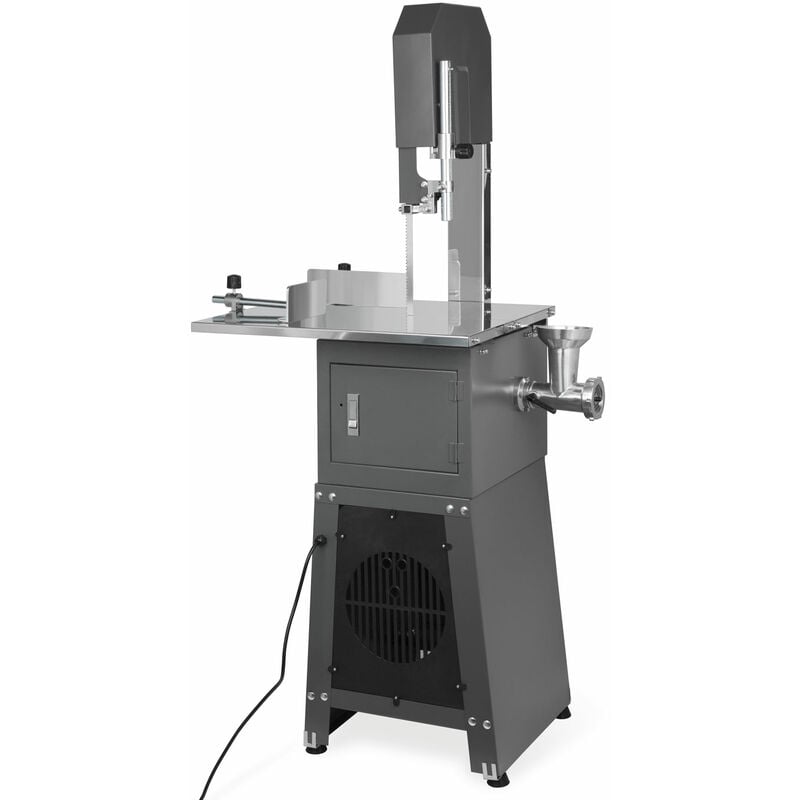 Vertes - Elektrische Knochenbandsäge mit Fleischwolf, 550 Watt, Sägeblatt aus Edelstahl, Schnittstärke 4-210 mm, Schnitthöhe 240 mm, Professionelle
