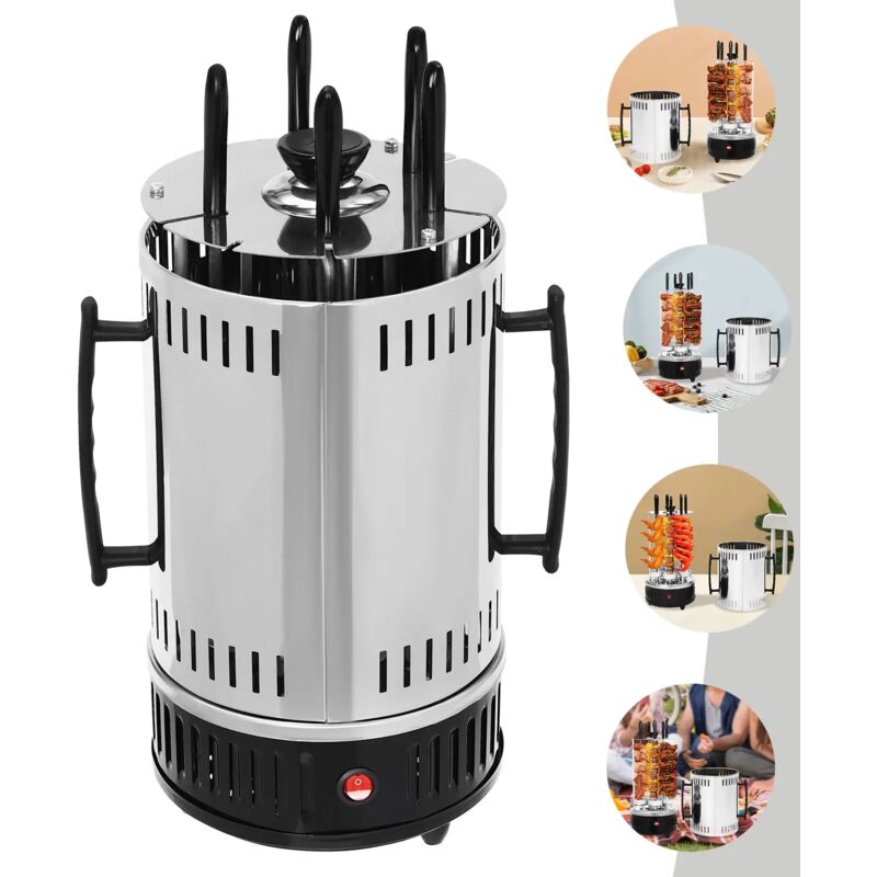Vertikaler Elektrogrill Rotating Elektrische Drehgrillmaschine Rotisserie-Grill