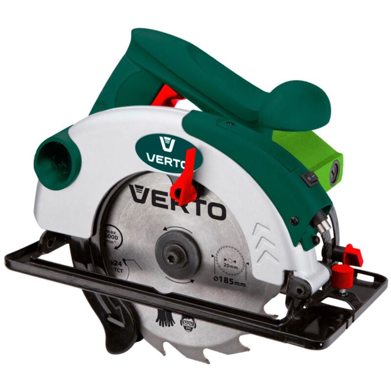 Verto - Kreissäge 1200W mit Laserpointer