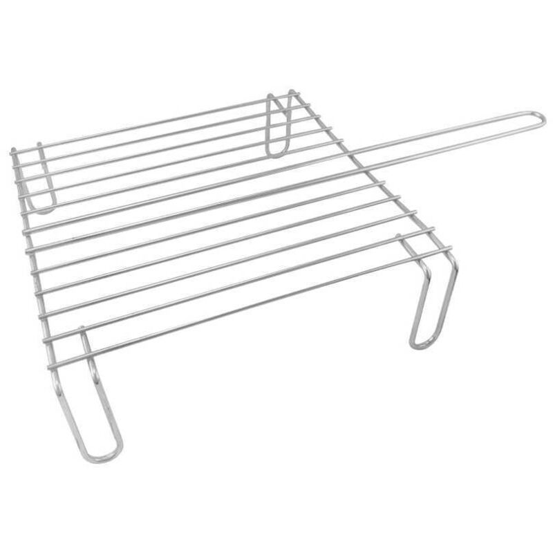 Verzinkter Grillrost 450 x 450 mm - verzinkter Stahl, ideal für Steak, leicht zu reinigen - VERZINKT