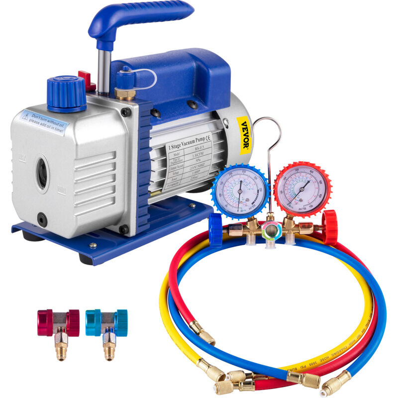 1.8CFM Vakuumpumpe, 1/4HP Unterdruckpumpe Vakuumgeräte Pumpe, 220V Vakuumpumpe Unterdruckpumpe, Vakuumgeräte Pumpe - Vevor