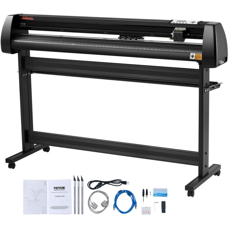 Vevor 53 Inch Vinyl Schneideplotter Vinyl Cutter Plotter 1350 mm Slogan Cutting Plotter Desktop Machine mit der Software