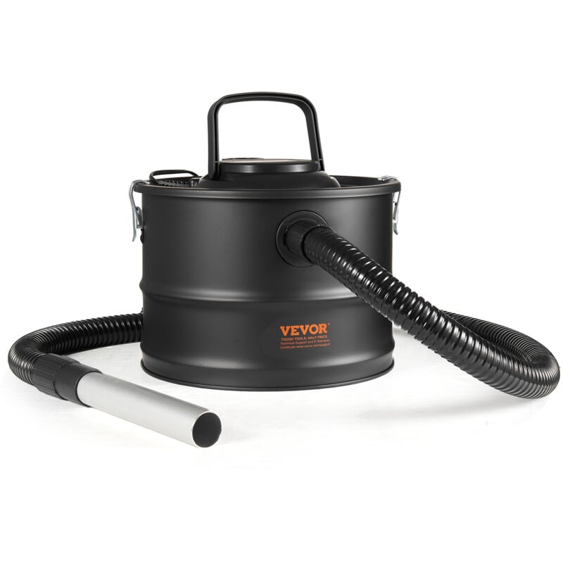 Aschesauger, 15L mit 1200W starker Saugleistung, Kaminsauger mit Rückwärtsabsaugung, 3M Stromkabel, 16 Kpa max. Saugleistung, für Kamine, Pelletöfen,