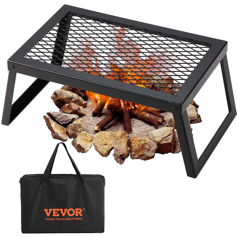 Bbq Gills Holzkohlegrill Klappgrill 458 x 305 x 205 mm, Tischgrill Tragbarer Reisegrill 6 kg Belastbar, Outdoor Faltbar Picknickgrill Campinggrill