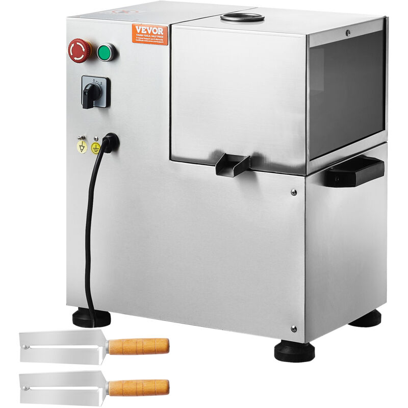 Vevor Elektrischer Zuckerrohr-Entsafter, 800 w Zuckerrohr-Entsafter mit 300 kg/h hoher Leistung, 4 Edelstahlwalzen, 60,96 mm Großer Einlass, inkl.
