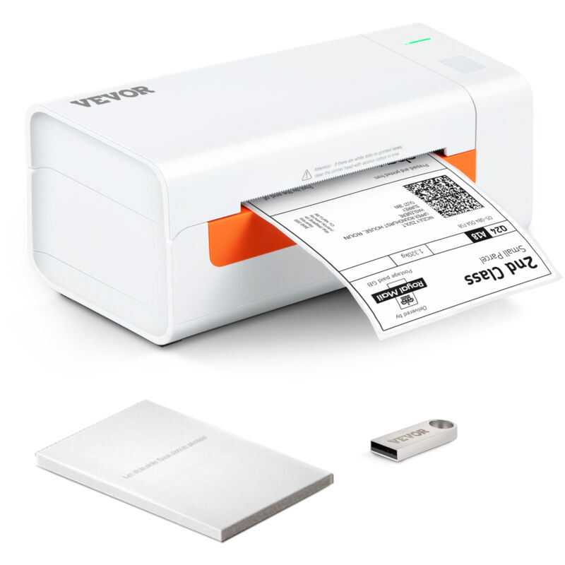 Mophorn - vevor Etikettendrucker 200x79x83mm Thermodrucker 150mm/s Labeldrucker Versandetiketten Drucker Thermo-Direkt Edikettendruckgerät usb