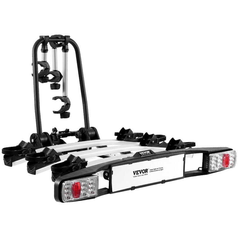Fahrradträger Kupplungs-Fahrradträger für 5 cm Aufnahme, Heckträger Radträger für 3 Fahrräder bis 65 kg Tragkraft, abschließbarer Fahrradträger für